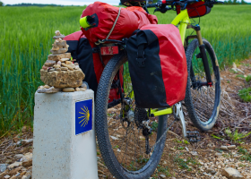 BIKING from León to Santiago Camino De Santiago Francés (French way)